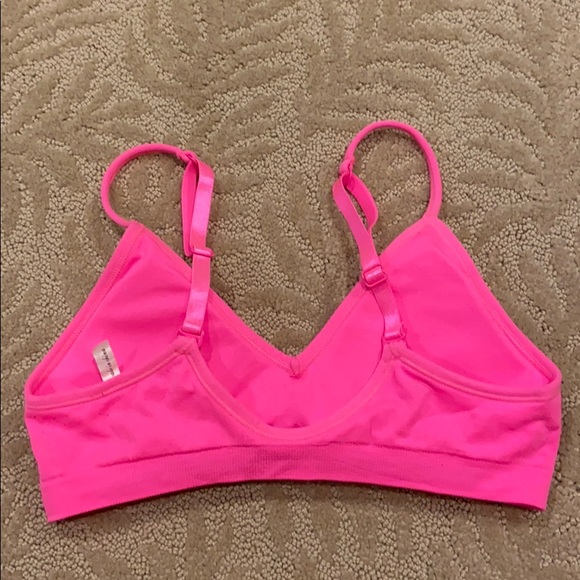 Hot Pink Bra w/ Adjustable Straps & Removable Pads - Picture 3 of 3